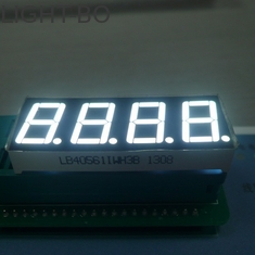 আল্ট্রা হোয়াইট সংখ্যাসূচক LED ডিসপ্লে 4 ডিজিট প্রসেস ইনডিকেটর জন্য 7 সেগমেন্ট