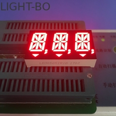 আল্ট্রা রেড ট্রিপল ডিজিট 14 সেগমেন্ট মেডিকেল ইন্সট্রুমেন্টের জন্য LED ডিসপ্লে, 14 সেগ ডিসপ্লে