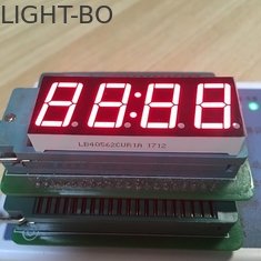 সুপার রেড ডিজিটাল ক্লক LED ডিসপ্লে 0.56 &quot;4 ডিজিট 80-100 এমসিডি লুমিয়ার তীব্রতা