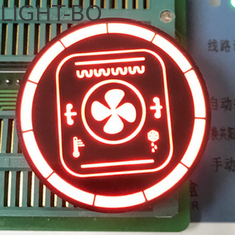 তাপমাত্রা নিয়ন্ত্রণের জন্য রাউন্ড কাস্টমাইজড 7 সেগমেন্টের LED ডিসপ্লে