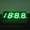 হোয়াইট উজ্জ্বল 4 অঙ্ক সংখ্যাগত 7 সেগমেন্ট গাড়ির ক্লক নির্দেশক জন্য LED প্রদর্শন