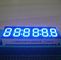 আল্ট্রা ব্রাইট ব্লু 6 ডিজিট 7 সেগমেন্টের ব্ল্যাক সারফেস সহ 0.32 ইঞ্চির নেতৃত্বে ডিসপ্লে