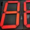 আল্ট্রা ব্রাইট রেড সিঙ্গল ডিজিটের 7 সেগমেন্ট এলইডি বৃহত্তর বিলবোর্ডগুলির জন্য কাস্টম 20 ইঞ্চি প্রদর্শন করুন