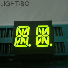 0 .54 ইঞ্চি সাধারণ অ্যানড 14 সেগমেন্ট LED ডিসপ্লে 2 ডিজিট সুপার উজ্জ্বল সবুজ