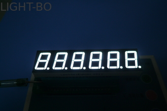আল্ট্রা উজ্জ্বল সাদা 7 সেগমেন্ট LED প্রদর্শন 100mcd - 120mcd ভাস্বর তীব্রতা