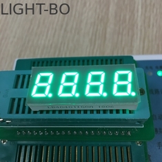 বিশুদ্ধ সবুজ 7 সেগমেন্ট LED ডিসপ্লে 0.4 ইঞ্চি 4 ডিজিট উচ্চ আলোকসজ্জা তীব্রতা