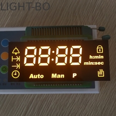 10.7 মিমি অক্ষর উচ্চতা ডিজিটাল ওভেন টাইমার জন্য কাস্টম LED প্রদর্শন আল্ট্রা অ্যাম্বার