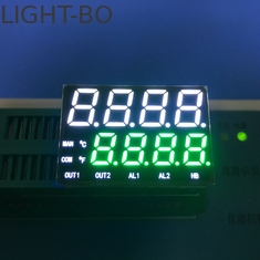 তাপমাত্রা নির্দেশক জন্য আল্ট্রা হোয়াইট 8 Digits 7 সেগমেন্ট LED প্রদর্শন emitting