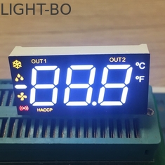 Multicolour ট্রিপল ডিজিট 7 সেগমেন্ট LED 90 ডিগ্রী পিন নমন সঙ্গে রেফ্রিজারেটরের জন্য LED প্রদর্শন