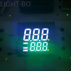 ইন্সট্রুমেন্ট প্যানেলের জন্য 3 ডিজিটের LED 7 সেগমেন্ট ডিসপ্লে ডুয়াল লাইন 120mcd 20mA