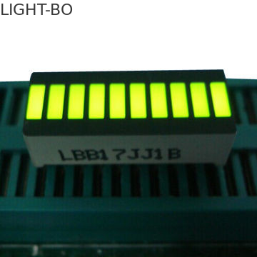 ভালো দাম হলুদ 10 LED হাল্কা বার, বিগ 10 সেগমেন্ট LED ডিসপ্লে 25.4 x 10.1 x 7.9 মিমি অনলাইন