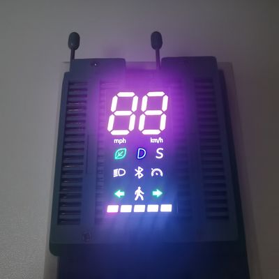 ভালো দাম আল্ট্রা উজ্জ্বল সাদা/লাল দ্বি-রঙের কাস্টম LED ডিসপ্লে Xiaomi ইলেকট্রিক স্কুটার জন্য সাত সেগমেন্ট LED ডিসপ্লে অনলাইন