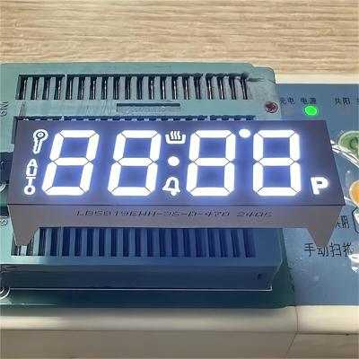 ভালো দাম Ultra White LED Display 7 Segment 4 Digit Common Cathode for Oven 58.2*19mm অনলাইন