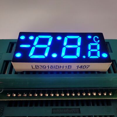 ভালো দাম Ultra-Bright Blue 7-Segment Display for Temperature Measurement অনলাইন