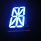ডিজিটাল রিড আউট প্যানেলের জন্য বিশুদ্ধ সবুজ একক সংখ্যা 16 সেগমেন্টের LED ডিসপ্লে