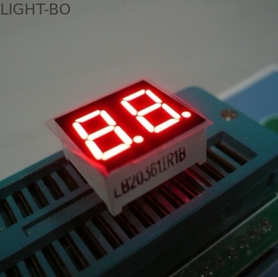 ভালো দাম 0.36 ইঞ্চি লাল ডুয়াল সংখ্যা 7 সেগমেন্ট LED ডিসপ্লে ইলেক্ট্রনিক ডিভাইস জন্য উচ্চ উজ্জ্বলতা অনলাইন
