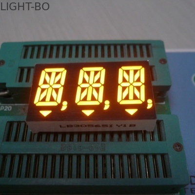 ভালো দাম সুপার অ্যাম্বার 3 অঙ্ক 14 সেগমেন্ট LED ডিসপ্লে 0.56 ডিজিটাল নির্দেশক জন্য ইঞ্চি অনলাইন