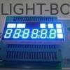 ভালো দাম 10.2 মিমি 6 অঙ্ক 7 সেগমেন্ট LED প্রদর্শন নীল / হলুদ রঙের স্থিতিশীল কর্মক্ষমতা অনলাইন