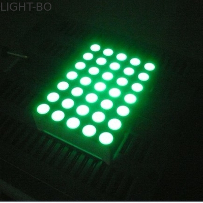 ভালো দাম বিশুদ্ধ সবুজ 5x7 ডট ম্যাট্রিক্স 3mm LED প্রভাশালী বার্তা লক্ষণ মুভিং অনলাইন