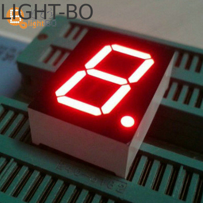 ভালো দাম একক সংখ্যা 7 সেগমেন্ট LED ডিসপ্লে 0.8 ইঞ্চি ক্যাথোড লাল রঙ অনলাইন