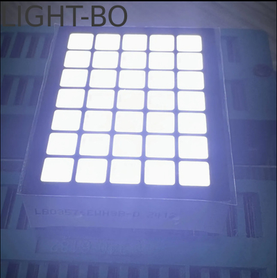ভালো দাম 5x7 হোয়াইট ডট ম্যাট্রিক্স LED ডিসপ্লে 3mm ব্যাসার্ধ সঙ্গে অনলাইন