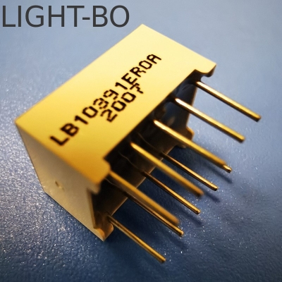 সুপার উজ্জ্বল লাল LED ডিসপ্লে একক সংখ্যা 0.39 ইঞ্চি 7 সেগমেন্ট সাধারণ ক্যাথোড জন্য যন্ত্র প্যানেল