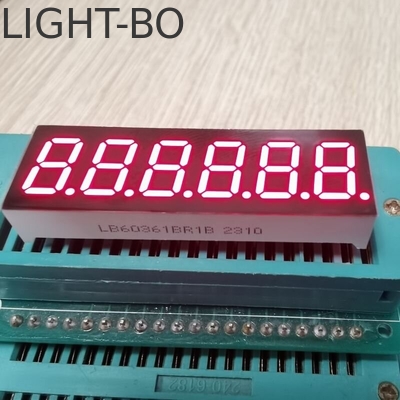 ভালো দাম সুপার উজ্জ্বল লাল 7 সেগমেন্ট LED ডিসপ্লে 6 ডিজিট 0.36 ইঞ্চি সাধারণ অ্যানোড অনলাইন