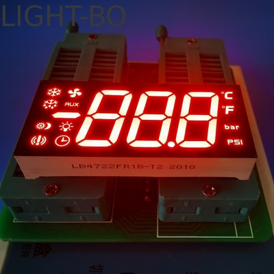 ভালো দাম আল্ট্রা উজ্জ্বল লাল 3 ডিজিট 7 সেগমেন্ট LED ডিসপ্লে রেফ্রিজারেশন কন্ট্রোল প্যানেলের জন্য সাধারণ ক্যাথোড অনলাইন