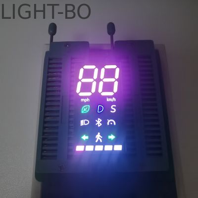 আল্ট্রা উজ্জ্বল সাদা/লাল দ্বি-রঙের কাস্টম LED ডিসপ্লে Xiaomi ইলেকট্রিক স্কুটার জন্য সাত সেগমেন্ট LED ডিসপ্লে