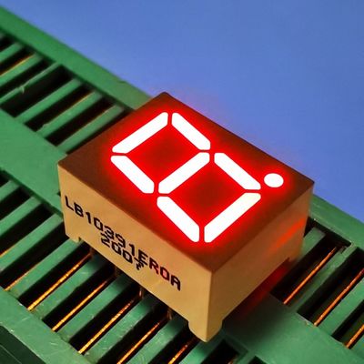 LED ডিসপ্লে সাধারণ অ্যানোড সুপার উজ্জ্বল লাল একক সংখ্যা 0.39 ইঞ্চি 7 ইনস্ট্রুমেন্ট প্যানেলের জন্য সেগমেন্ট