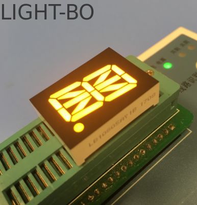 ভালো দাম 0.8inch 16 Segment Alphanumeric LED Display Yellow Single Digit Common Anode For Elevator Indicator অনলাইন