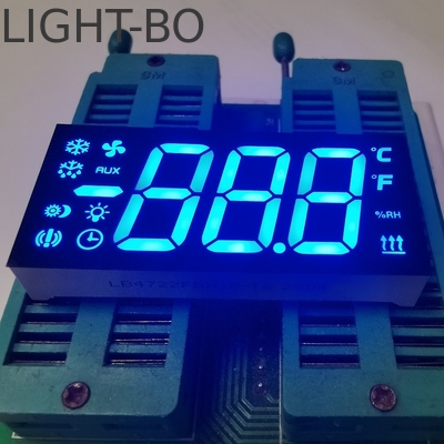 ভালো দাম Ultra Bright Blue Triple Digit 7 Segment LED Display Common Cathode for Refrigerator Controller অনলাইন