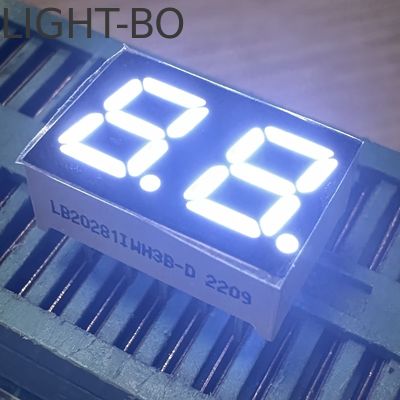 ভালো দাম 2 Digit 7mm 7 Segment LED Display Common Anode White for Home Appliances অনলাইন