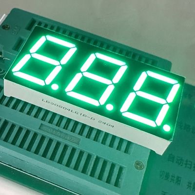 ভালো দাম Low Current Pure Green 20.32mm (0.8-Inch) 3-Digit 7-Segment Common Cathode LED Display for Temperature Controllers অনলাইন