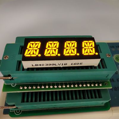 ভালো দাম 4 Digit 16 Segment Yellow Alphanumeric LED Display for Instrument Panel অনলাইন