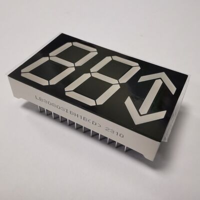 ভালো দাম আল্ট্রা ব্রাইট ব্লু 0.8 ইঞ্চি (22.0 মিমি) 3-ডিজিট + তীর 7-সেগমেন্ট সাধারণ অ্যানোড এলইডি ডিসপ্লে লিফট / লিফট মেঝে সূচক জন্য অনলাইন