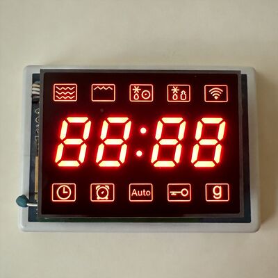 Ultra Bright Red 4 Digit LED Display with Customized Size and Low Power Consumption for Digital Microwaves