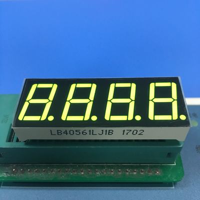 ফোর ডিজিট 7 সেগমেন্ট এলইডি ডিসপ্লে স্মল কারেন্ট ড্রাইভ উচ্চ দক্ষতার সহজ সমাবেশ Easy
