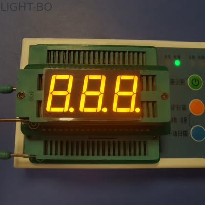 3 ডিজিট 0.56inch 20mcd 30nm 80mW 7 সেগমেন্টের এলইডি ডিসপ্লে