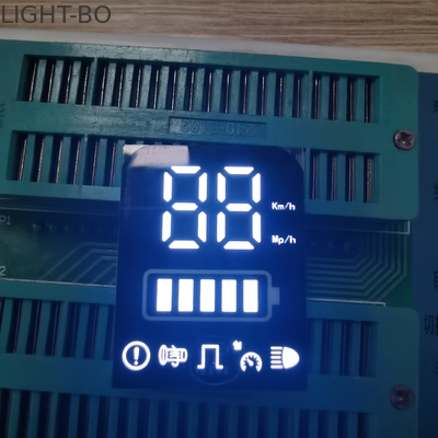 10.4mm 7 সেগমেন্ট LED ডিসপ্লে 120mcd বৈদ্যুতিক স্কুটারের জন্য