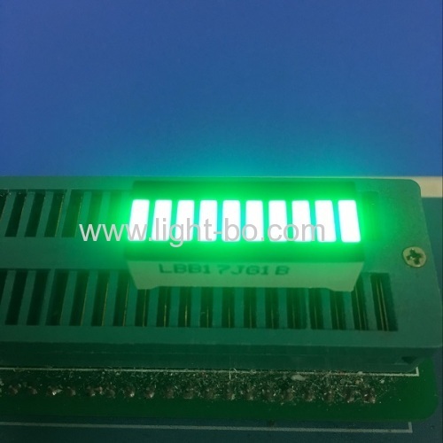 বিশুদ্ধ সবুজ 10 সেগমেন্ট যন্ত্র প্যানেলের জন্য LED বার
