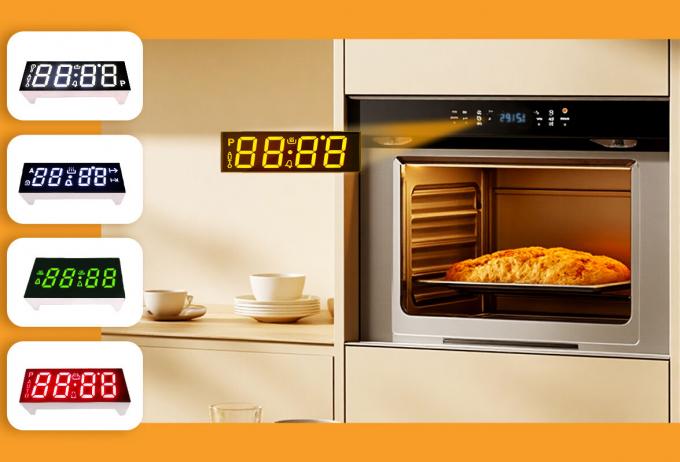 ০.৩২-ইঞ্চি (৮.২মিমি) ৭-সেগমেন্ট এলইডি ডিসপ্লে, অতি উজ্জ্বল সাদা, রেফ্রিজারেটর ও গৃহস্থালী যন্ত্রপাতির নিয়ন্ত্রণের জন্য সাধারণ অ্যানোড 6