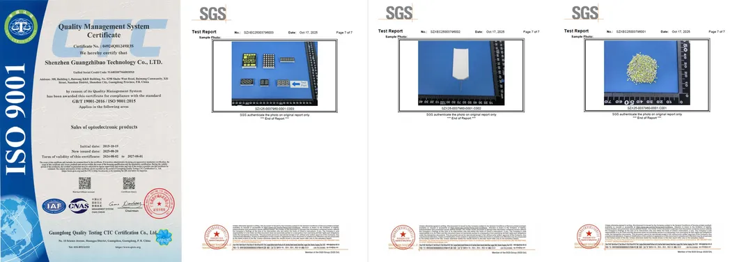 সুপার উজ্জ্বল হোয়াইট 2 ডিজিট 7 মিমি 7 সেগমেন্ট এলইডি ডিসপ্লে হোম অ্যাপ্লায়েন্সের জন্য সাধারণ ক্যাথোড 3
