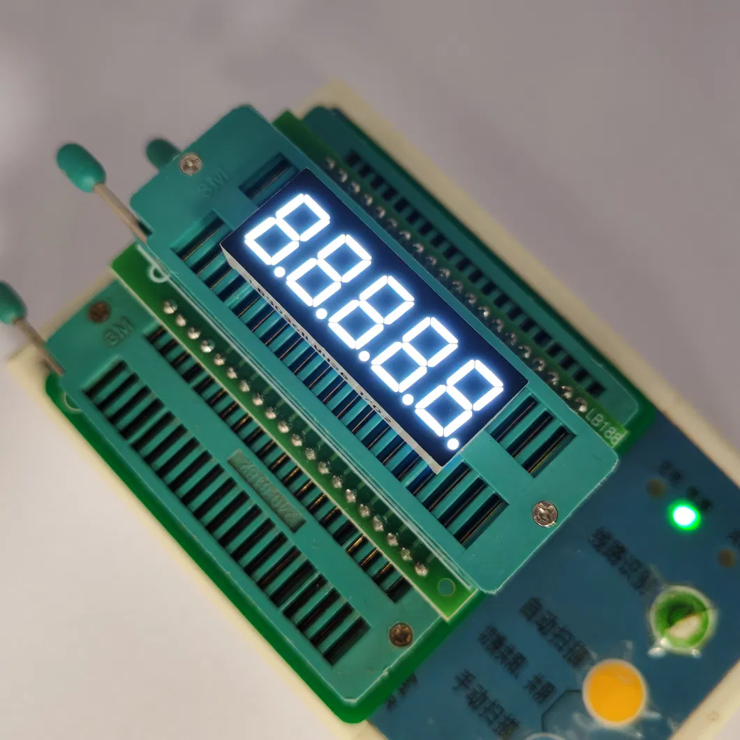 ডিজিটাল ইন্ডিকেটরগুলির জন্য অতি সাদা 5 ডিজিটের LED ডিসপ্লে 0