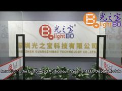 কাস্টমাইজড নীল লাল হলুদ ৭ সেগমেন্ট এলইডি ডিসপ্লে