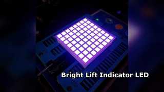 লিফটের জন্য উজ্জ্বল লাল 8x8 LED ম্যাট্রিক্স