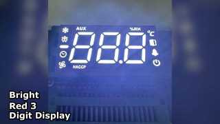 3 ডিজিটের LED ডিসপ্লে 14.2 মিমি রেড আল্ট্রা ব্রাইট